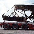 Transporte, puesta en obra y retirada de equipo mecánico para hinca de pilotes prefabricados Transporte, puesta en obra y retirada de equipo mecánico para hinca de pilotes prefabricados