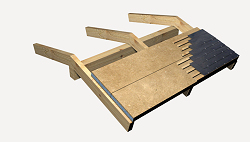 Tablero multicapa sobre entramado estructural (no incluido en este precio)