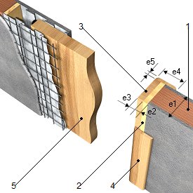 Precio en España de Ud de Puerta interior corredera, de madera