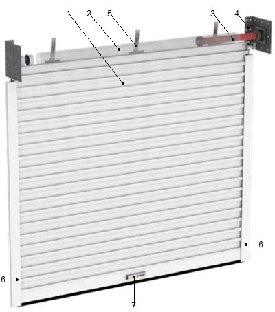 Precio en España de Ud de Cierre metálico enrollable "PERSAX". Generador precios de la construcción. S.A.
