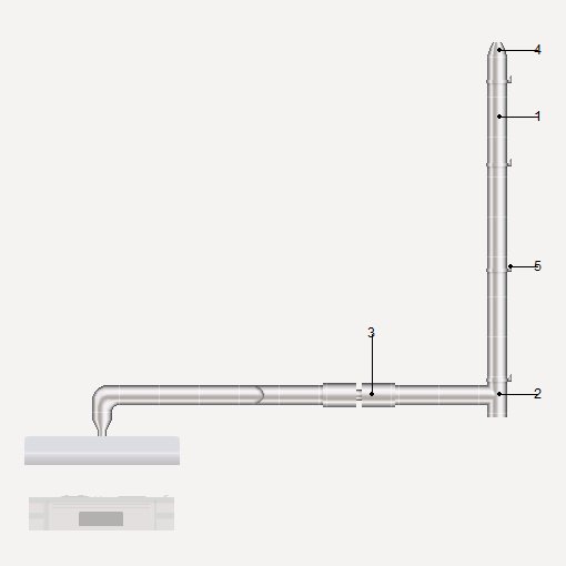 Precio en España de m de Chimenea individual de doble pared de acero