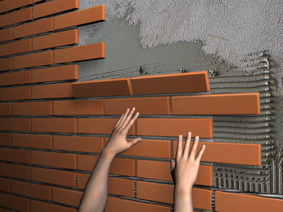 Precio en España de m² de Revestimiento exterior con plaquetas de