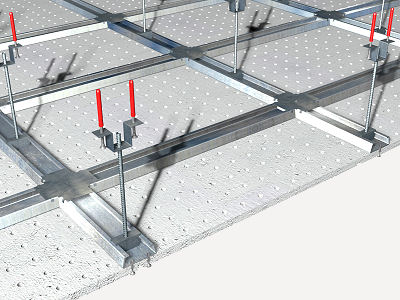 Precio en España de m² de Falso techo continuo de placas de yeso