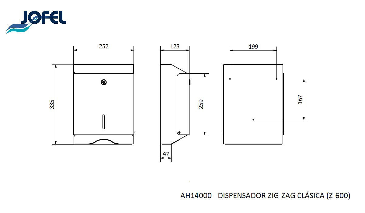 AH14000 Acero Inox Satinado (Z-600)